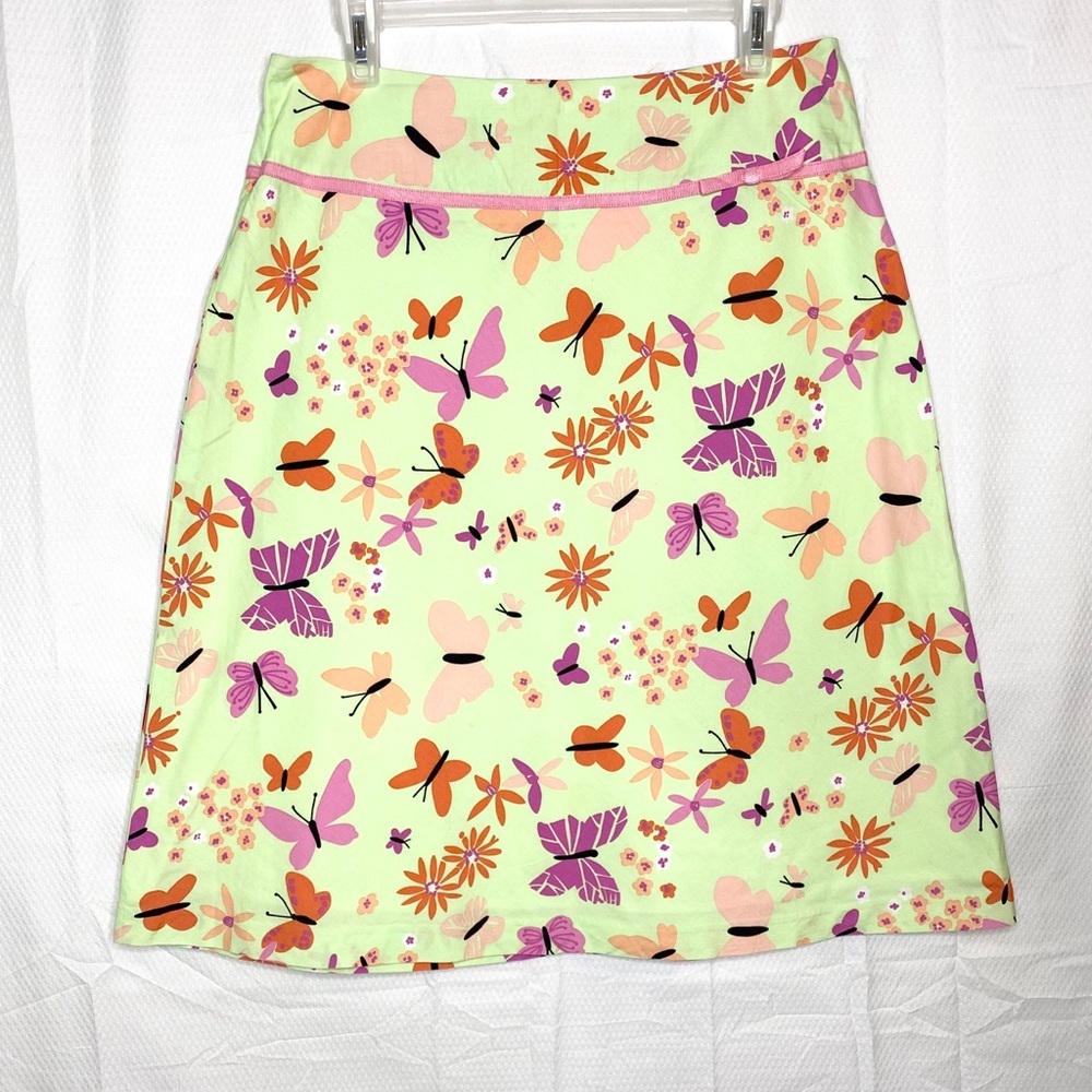 Lilly Pulitzer Skirt Bonjour Butterflies 8